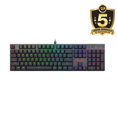 Žična mehanska tipkovnica REDRAGON APAS K535-KB RGB, modra stikala