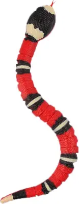 Električna igrača kača, USB realistična simulacija Smart Sensing Snake Toy, mačje interaktivne igrače, Halloween Tricky Prank Rekviziti 39 cm, Smart S