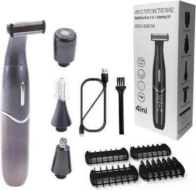Električni 4 v 1 večnamenski strižnik obrvi za ženske