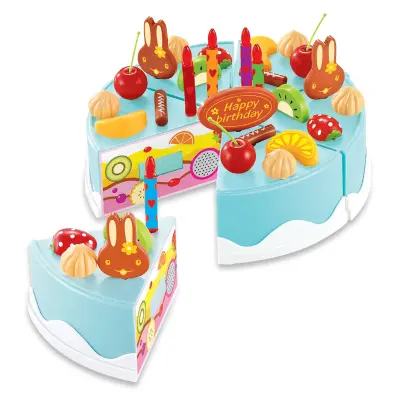 Božično darilo otroška igralna hiša rojstnodnevna torta 1-6 let stari deček in deklica igrače cut glasba zvok in svetloba glasba torta