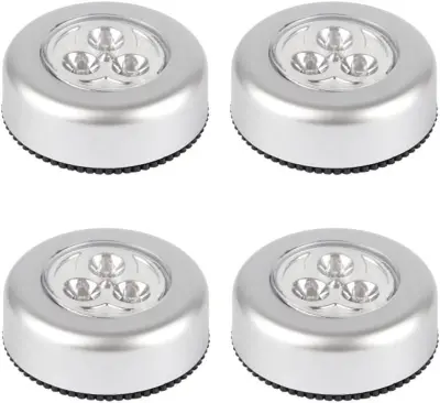 4 kosi luči na dotik LED baterijska luč Baterijska potisna luč za notranjo omaro potisna luč