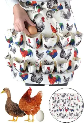 Predpasnik za zbiranje jajc, kmetijski predpasnik, darilo za nosilec jajc za ljubitelje piščancev, rac, gosi, kuhinje, delovnih oblačil