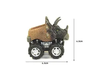Ročno poslikan simulacijski model avtomobila mini dinozavra (Traceratops)