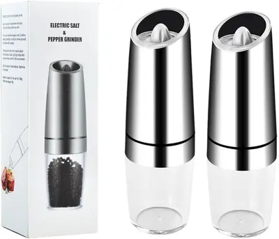 Električni avtomatski mlinček za poper z morsko soljo