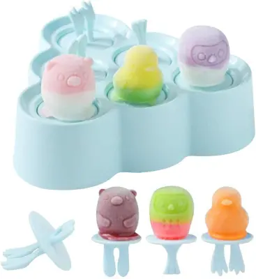 Model za sladoled, DIY sorbet za večkratno uporabo, silikonski mini model za sladoled