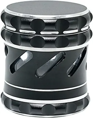 Mlinček za začimbna zelišča, visokokakovosten aluminij, premer 63mm (2,5 inča), za začimbna zelišča, cvetni prah, rože, začimbe s prostorom za cvetni