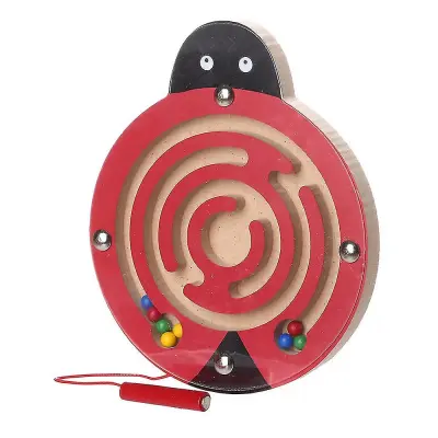 Otroške igrače z magnetnim labirintom Otroška lesena igralna igrača Lesena intelektualna sestavljanka C