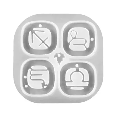 Constellation obesek za ključe Diy Epoxy Craft Ogrlica Uhani Kalup za nakit