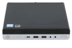 Obnovljeno - kot novo - HP EliteDesk 800 G4 Desktop Mini Business PC i5-8500 3.0 / 4.1 GHz 6-core, 8 GB DDR4, 256 GB NVMe, BT, WiFi, Win 11 Pro