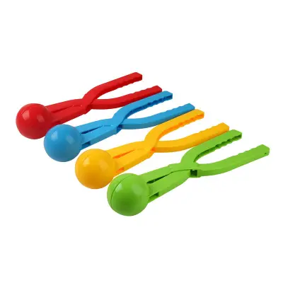 Izdelovalec snežne kepe za otroke (komplet 4) - Izdelovalci snežne kepe za otroke, oprema za igro na prostem - snežne igrače, oblikovalec snežne plesn