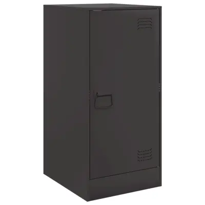 vidaXL Komoda črna 34,5x39x73 cm jeklo