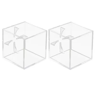 2 paketa akrilnih baseball etuijev Baseball Utility Display Container Rack za shranjevanje teniških žogic za zaslon domače trgovine