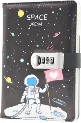 Vesoljski tujec, risanka, blok z geslom, dnevnik, enostavna ročna knjiga v zvezku