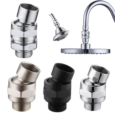 Priključek za prho, kroglični zglob, glava za prho, vrtljivi kroglični adapter, medenina, nastavljiv podaljšek roke za prho