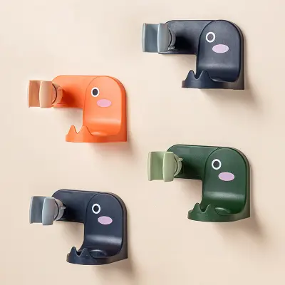 Univerzalni nastavljiv ročni nosilec za prho perforiran okvir kopalniške glave za prho（rumen）