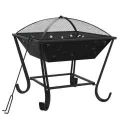vidaXL Kurišče z grebljico 50 cm XXL jeklo