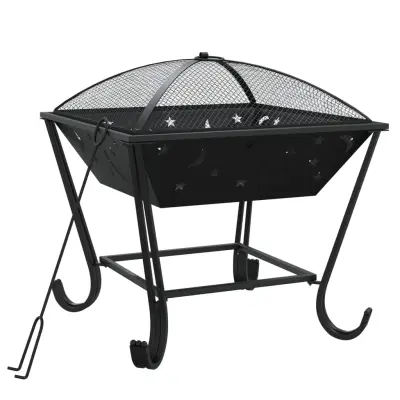 vidaXL Kurišče z grebljico 50 cm XXL jeklo