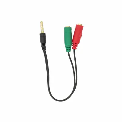 SBOX adapter AVDIO 3,5M 4pin-2x3,5Ž stereo