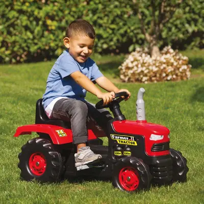 TRAKTOR NA PEDALA OTROŠKI RDEČI