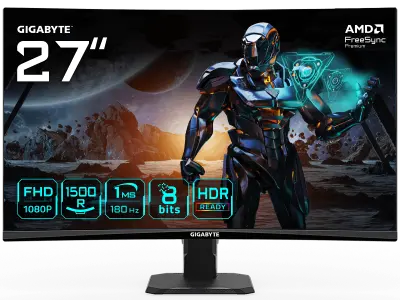 GIGABYTE GS27FC 68,6 cm (27")/FHD/180 Hz/VA/1 ms/ 2x HDMI ukrivljen gaming monitor