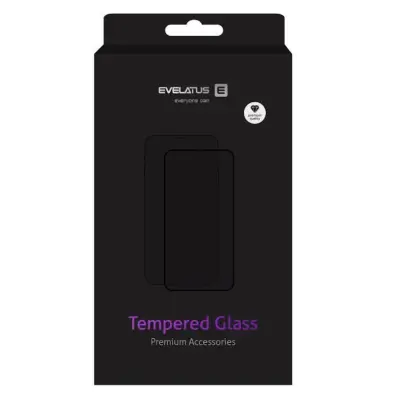 Evelatus Full Cover 2.5D Glass Xiaomi Mi 9T Pro Anti-Static / Japan Glue Black