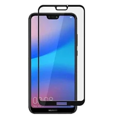 Evelatus Full Cover 2.5D Glass Huawei P20 Lite Anti-Static / Japan Glue Black