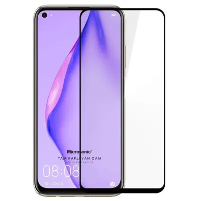 Evelatus Full Cover 2.5D Glass Huawei P40 Lite Anti-Static / Japan Glue Black