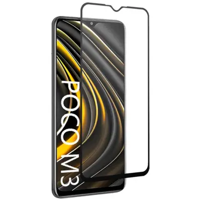 Evelatus Full Cover 2.5D Glass za Xiaomi Poco M3 Anti-Static / Japan Glue Black