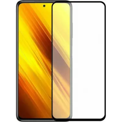 Evelatus Full Cover 2.5D Glass za Xiaomi Poco X3 Anti-Static / Japan Glue Black