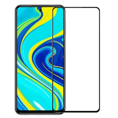 Evelatus Full Cover 2.5D Glass Xiaomi Redmi Note 9 Pro / Note 9S Anti-Static / Japan Glue Black
