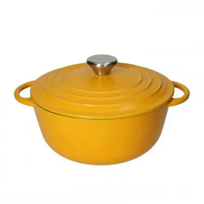 Cocotte rumena kozica 26xh18cm / 4l / indukcija / ghiza