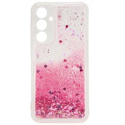 iLike Silikonski vodni bleščeči zadnji ovitek Samsung Galaxy A55 5G (A556B) roza