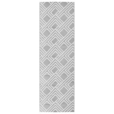 vidaXL Zunanja preproga ARAKIL siva 80x250 cm PP