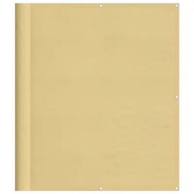 vidaXL Balkonsko platno peščeno 120x400 cm 100 % poliestrski oxford