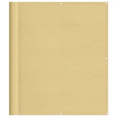 vidaXL Balkonsko platno peščeno 120x300 cm 100 % poliestrski oxford