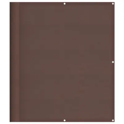 vidaXL Balkonsko platno rjavo 120x700 cm 100 % poliestrski oxford