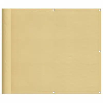 vidaXL Balkonsko platno peščeno 90x400 cm 100 % poliestrski oxford