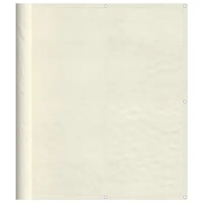 vidaXL Balkonsko platno krem 120x800 cm 100 % poliestrski oxford