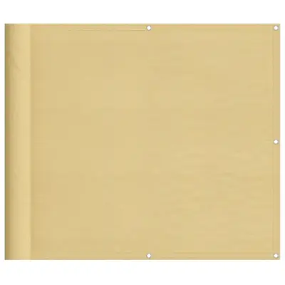 vidaXL Balkonsko platno peščeno 90x600 cm 100 % poliestrski oxford