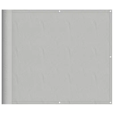 vidaXL Balkonsko platno svetlo sivo 90x800 cm 100 % poliester oxford