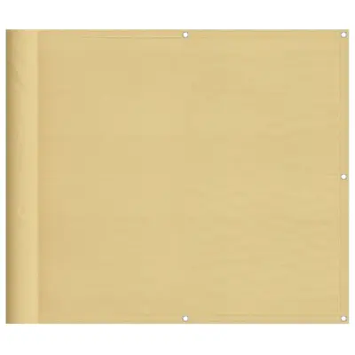 vidaXL Balkonsko platno peščeno 90x800 cm 100 % poliestrski oxford