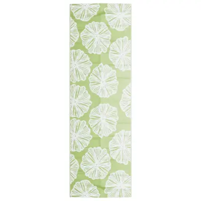 vidaXL Zunanja preproga ARAKIL zelena 80x250 cm PP