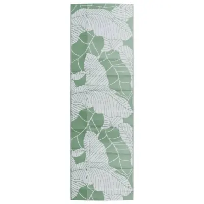 vidaXL Zunanja preproga ARAKIL zelena 80x250 cm PP