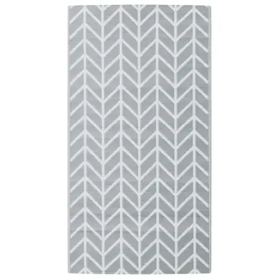 vidaXL Zunanja preproga ARAKIL siva 80x150 cm PP