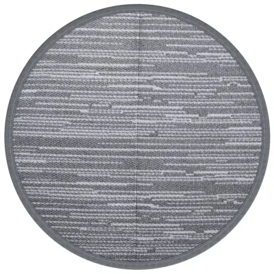 vidaXL Zunanja preproga ARAKIL siva Ø120 cm PP