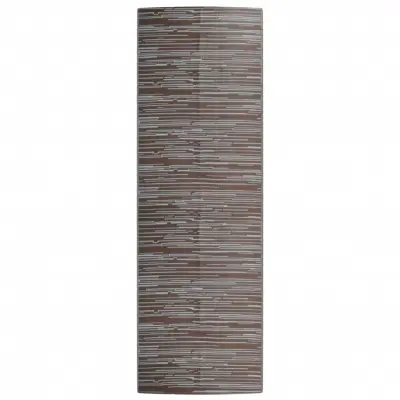 vidaXL Zunanja preproga ARAKIL Rjava 80x250 cm PP
