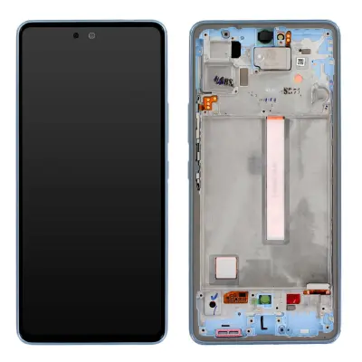 Original Samsung A53 5G Blue Screen with Touch Glass, Service Pack