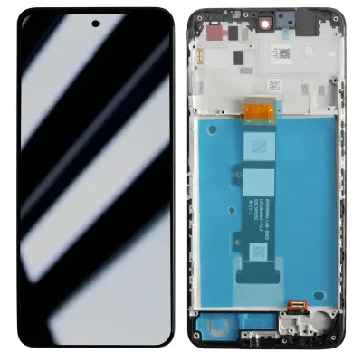 Originalni zaslon Motorola Moto G22 - LCD steklo na dotik (z okvirjem)