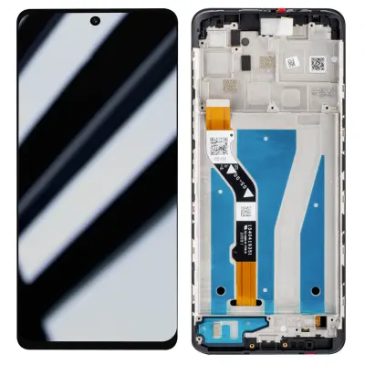 Originalni zaslon Motorola Moto G60s - LCD steklo na dotik (z okvirjem)