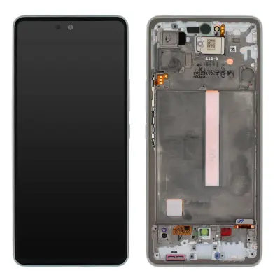 Original Samsung A53 5G White Screen with Touch Glass, Service Pack